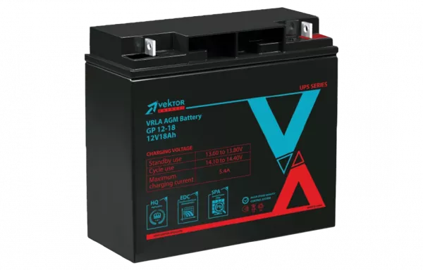 GP 12-18 Аккумуляторная батарея Vektor GP 12-18