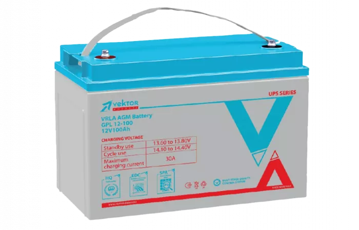 GPL 12-100	Аккумуляторная батарея Vektor GPL 12-100