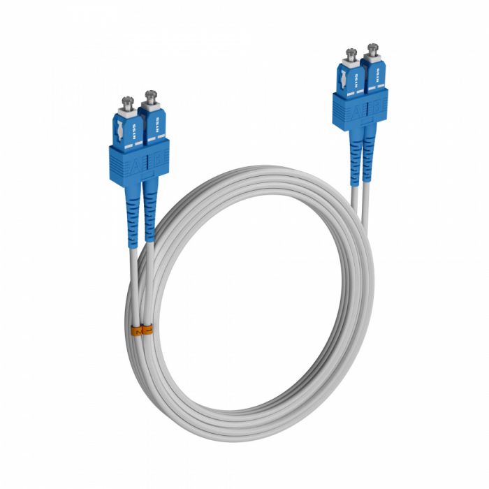 Шнур оптический NTSS PREMIUM dpc SC/UPC-SC/UPC 9/125 G.657.A1 3.0мм 30м LSZH (патч-корд)