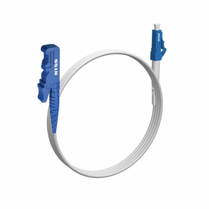 Шнур оптический NTSS spc E2000/UPC-LC/UPC 9/125 G.657A1 3.0мм 1м LSZH (патч-корд)