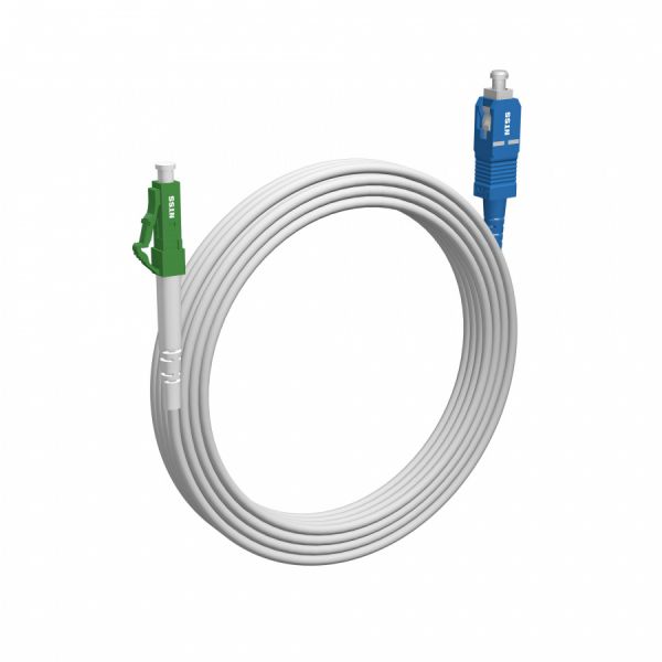 Шнур оптический NTSS spc LC/APC-SC/UPC 9/125 G.657A1 2.0мм 20м LSZH (патч-корд)