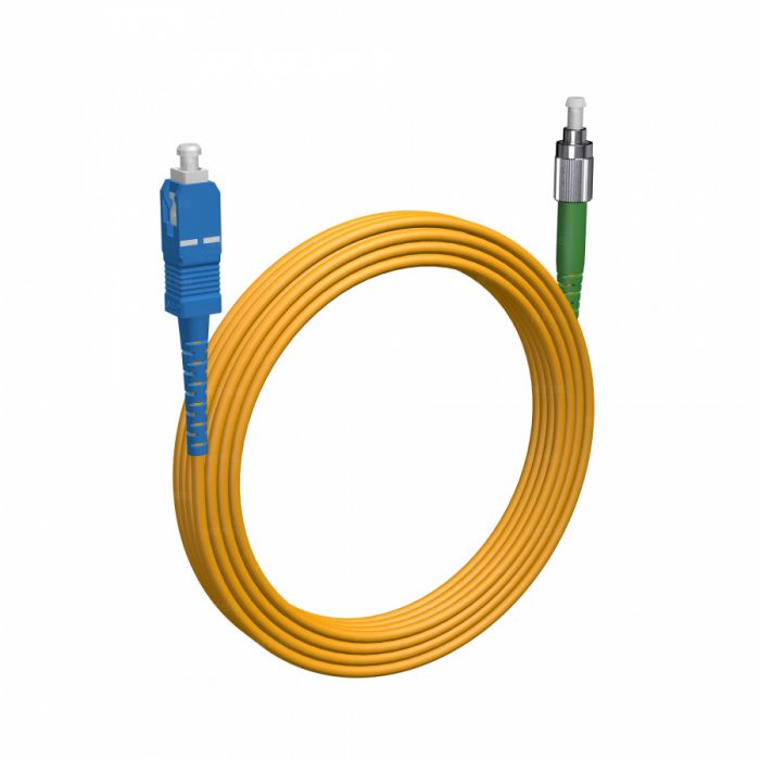 Шнур оптический NTSS spc SC/UPC-FC/APC 9/125 3.0мм 20м LSZH (патч-корд)