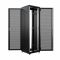 Шкаф напольный универсальный серверный NTSS R 22U 600х600мм, 4 профиля 19, двери перфорированная и перфорированная, боковые стенки съемные, регулируемые опоры, разобранный, черный RAL 9005