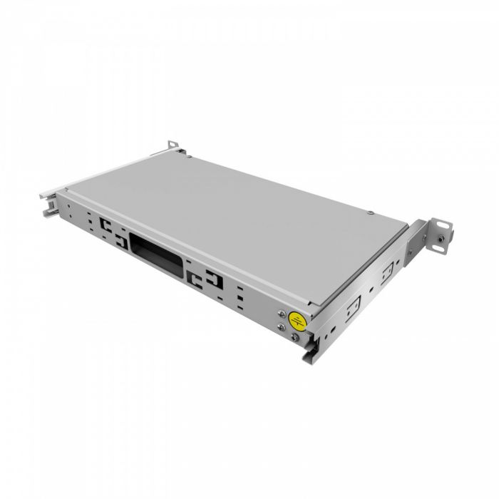 Кросс 19" NTSS PREMIUM выдвижной, предсобранный 1U, 16 портов FC/APC, 9/125 мкм