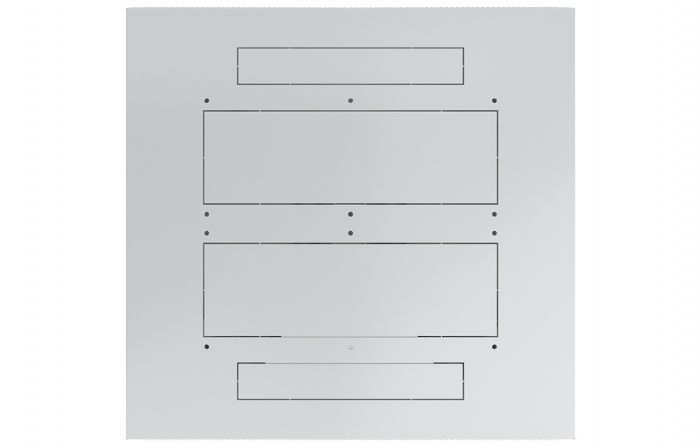 Шкаф телекоммуникационный напольный 19",47U(600x600), ШТ-НП-47U-600-600-С передняя дверь стекло ССД