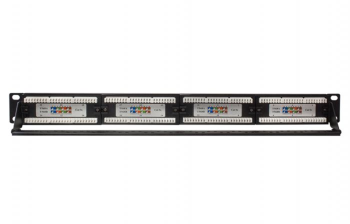 10-0403 SUPRLAN Патч-панель 19", 24хRJ-45, UTP, 5e, 1U