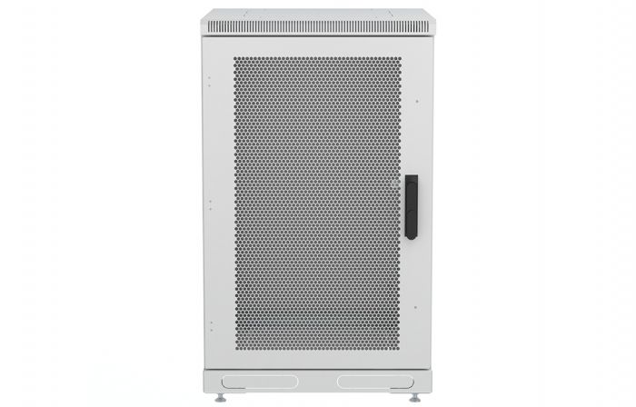 Шкаф телекоммуникационный напольный 19",18U(600x600), ШТ-НП-18U-600-600-П, передняя дверь перфорированная ССД