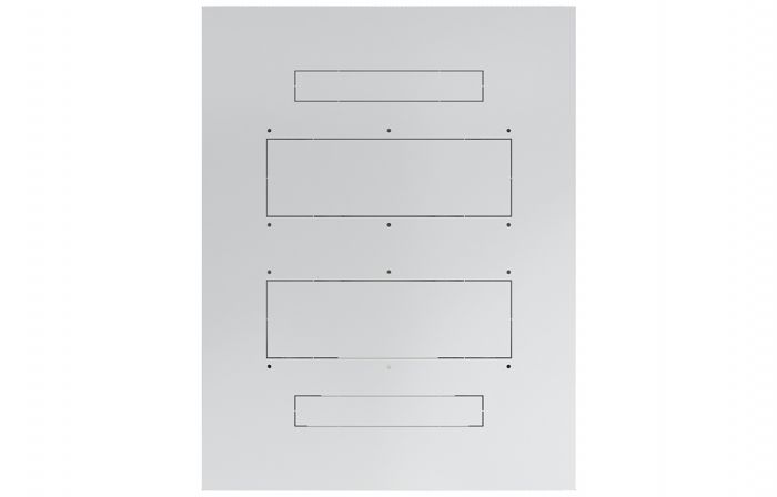 Шкаф телекоммуникационный напольный 19",27U(600x800), ШТ-НП-27U-600-800-С, передняя дверь стекло ССД