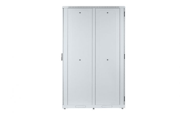 Шкаф телекоммуникационный напольный серверный 19",47U(800x1200) , ШТ-НП-С-47U-800-1200-ПП передняя,задняя двери перфорированные ССД