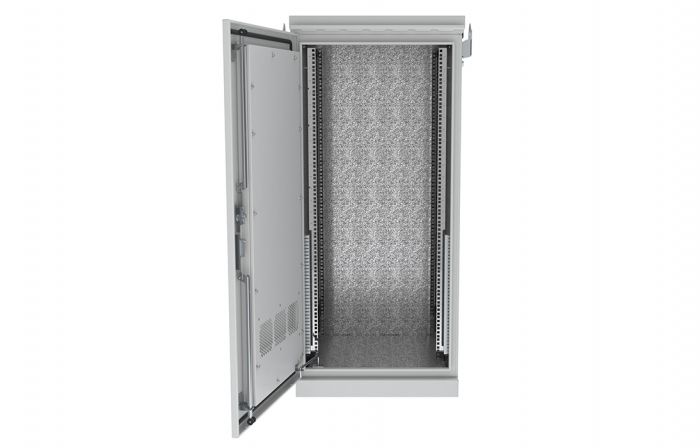 Шкаф климатический телекоммуникационный напольный 19",22U(600x800) ШКТ-НП-22U-600-800 ССД