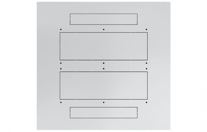 Шкаф телекоммуникационный напольный 19",18U(600x1000), ШТ-НП-18U-600-1000-М, передняя дверь металл ССД