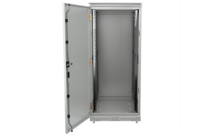 Шкаф телекоммуникационный напольный 19",27U(600x1000), ШТ-НП-27U-600-1000-М, передняя дверь металл ССД