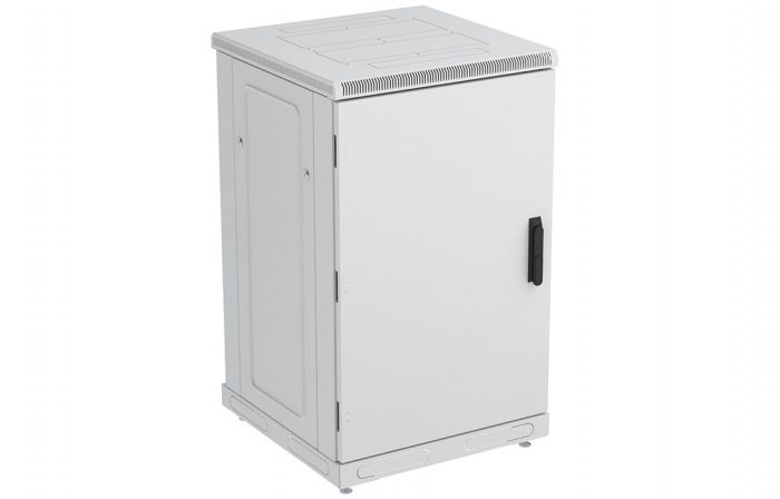 Шкаф телекоммуникационный напольный 19",24U(600x1000), ШТ-НП-24U-600-1000-М, передняя дверь металл ССД