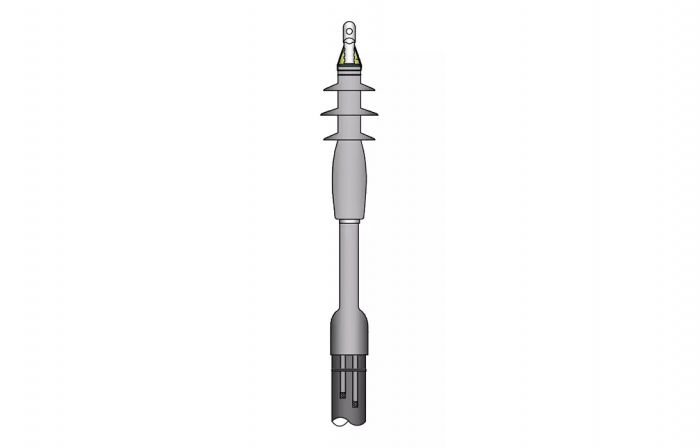 ИМАГ-Муфта-6/10-TI-1х95-150 - комплект концевой муфты холодной усадки внутренней установки для 1-жил. кабеля с изоляцией из СПЭ на 6/10 кВ, 1х95-150 мм2
