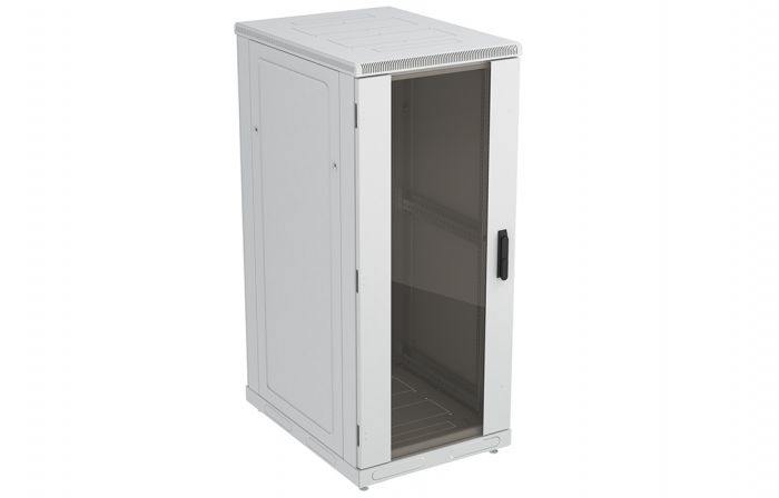 Шкаф телекоммуникационный напольный 19",33U(600x1000), ШТ-НП-33U-600-1000-С, передняя дверь стекло ССД