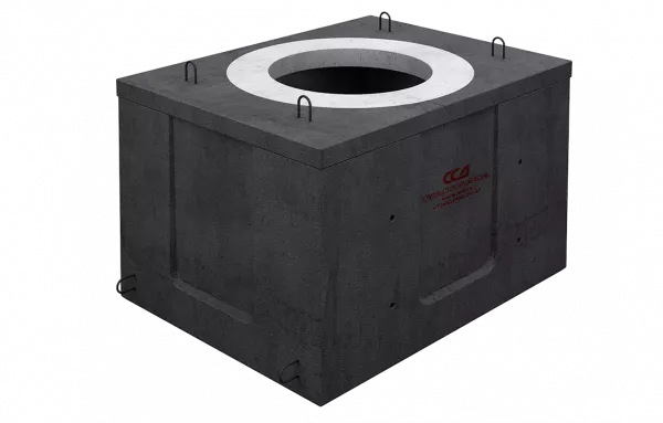 Колодец ККСр-1-10(80) ГЕК-ССД (В20) в битумно-латексной гидроизоляции