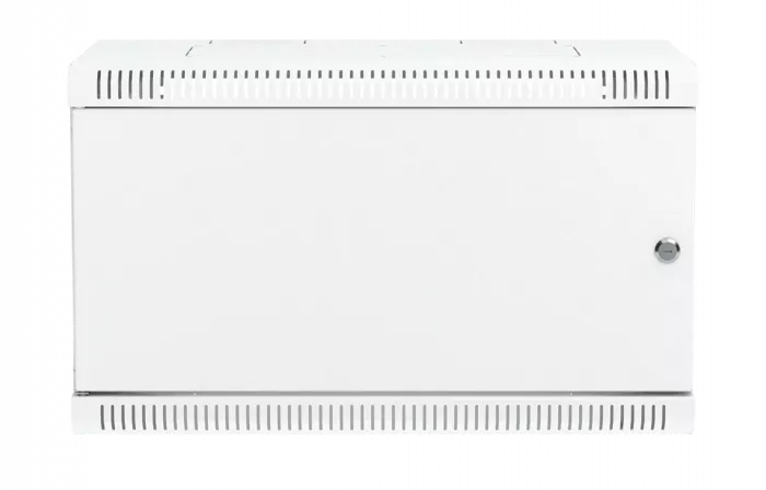 Шкаф телекоммуникационный настенный разборный 19”,6U(600x450), ШТ-НСр-6U-600-450-М дверь металл ССД