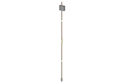 NE1114CC Комплект верт. заземлителя 3м, омеднённая сталь, D14,2 мм