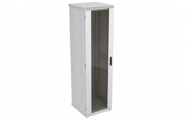 Шкаф телекоммуникационный напольный 19",47U(600x1000), ШТ-НП-47U-600-1000-С, передняя дверь стекло ССД