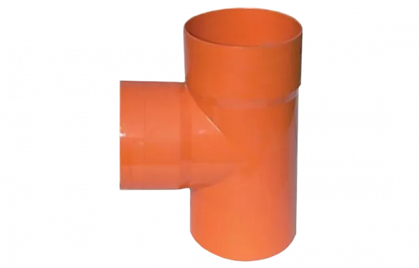 020160 Тройник для двустенных труб 90°, полипропилен, d=160мм