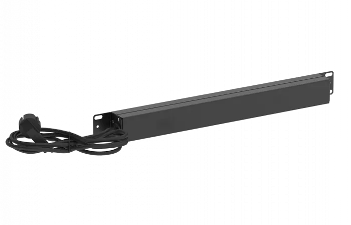 Блок розеток БР-8SCH-16А-Ш-3SCH 8 розеток Schuko,выключатель 2 положения с подсветкой, со шнуром 3м Schuko