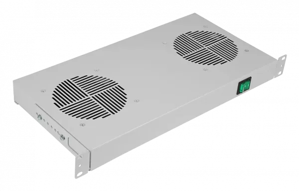 Вентиляторный модуль , 2 вентилятора с термодатчиком 35С ВМ-2-19"-Ш со шнуром ССД