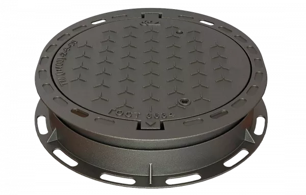 Люк плавающий с ремонтной (фланцевой)  вставкой ВЧШГ тип ТМ "Д-400" (К) 9.2-60 ГОСТ 3634