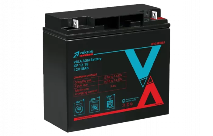 GP 12-18 Аккумуляторная батарея Vektor GP 12-18