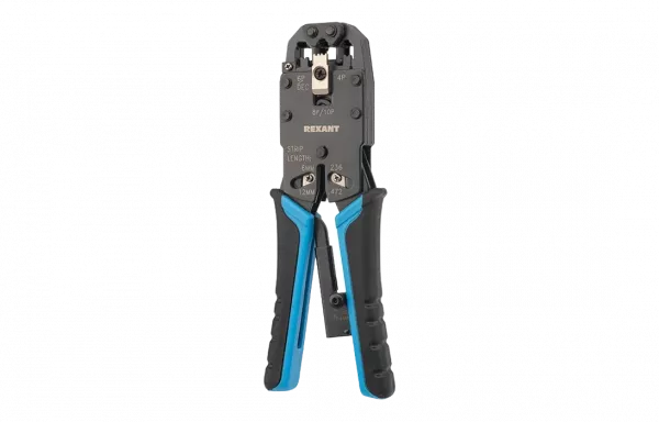 12-3442-1 Кримпер HT-200R ТАЙВАНЬ для обжима 10P10C, 8P8C, 6P6C, 4P4C REXANT