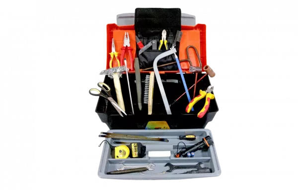 Комплект инструмента кабельщика-спайщика - 2 (пластмассовый ящик)