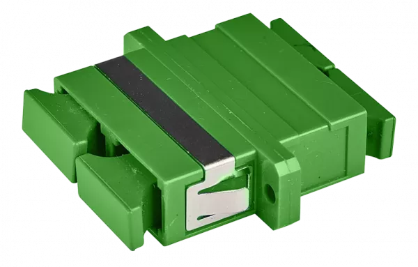 Адаптер (розетка) SC/APC SM дуплексный с фланцами