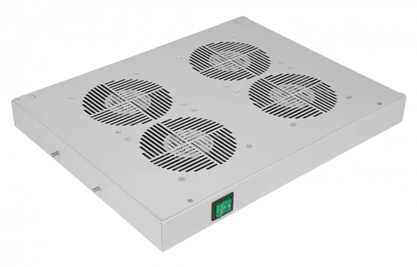 Вентиляторный модуль , 4 вентилятора с термодатчиком без шнура питания 35С ВМ-4-19" ССД