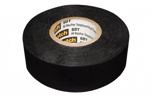 7000031633/80611009228 Скотч® 88Т лента  виниловая, 19 мм х 10.8 м 3М (0.75X36 (3/4"X36')