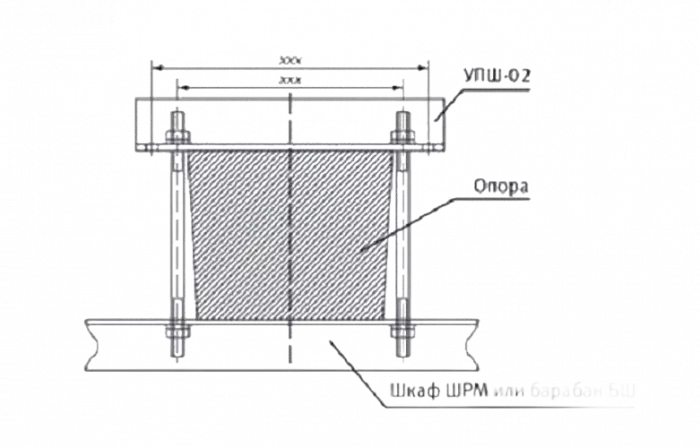 Узел крепления УПШ-02 ССД