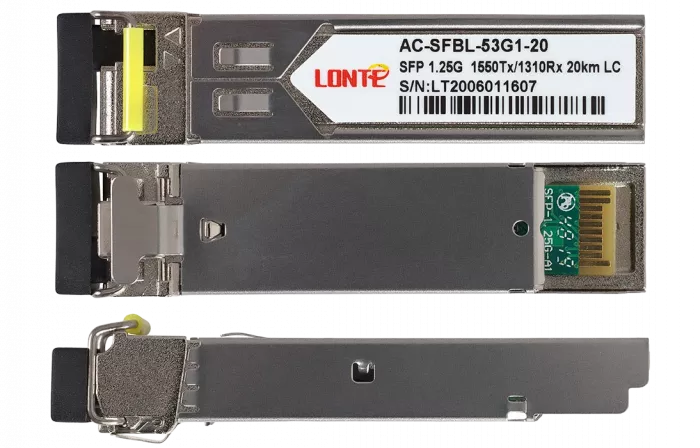 Модуль SFP WDM 1.25G Tx1550/Rx1310 20km LC DDM
