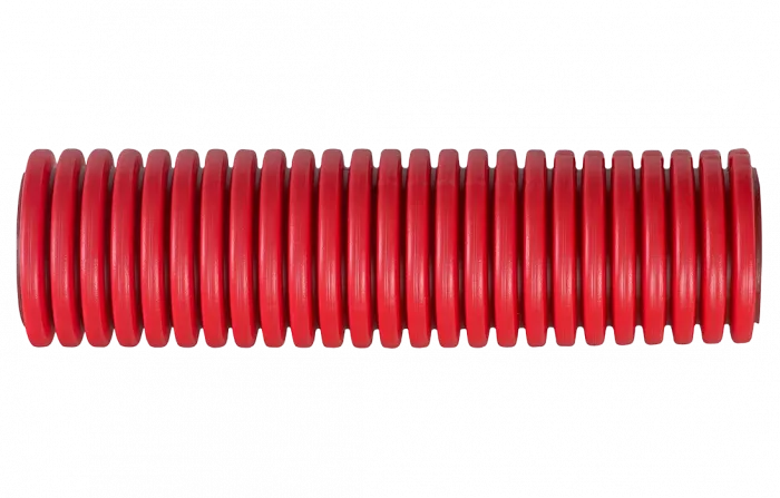 PR15.0235 Труба гофрированная двустенная ПНД гибкая тип 450 (SN18) с/з красная д63 (20м/уп) Промрукав