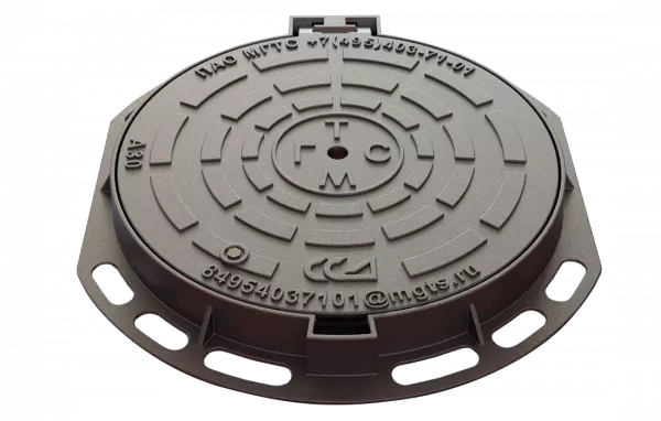 Люк ЛУ(А30) ГТС (Высокопрочный Чугун) 2.7-60 со второй опорной зоной ПАО МГТС