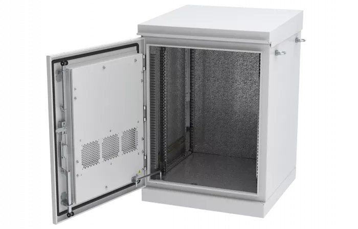 Шкаф климатический телекоммуникационный напольный 19",12U(600x600) ШКТ-НП-12U-600-600