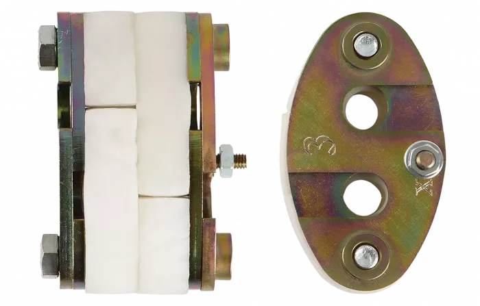 Комплект для ввода 7-10 мм ОК в овальный патрубок муфты МОГ-Т-4 и МПО-Ш1 ССД