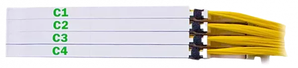 Блок кроссовый 4 модуля П КБ4-96SC-96SC/SM-96SC/UPC ССД ВОКС-ФП-СТ