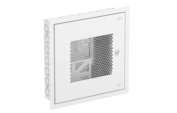 Шкаф квартирный телекоммуникационный встраиваемый с радиопрозрачной дверцей ШТ-НСс пустой ССД