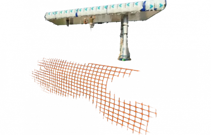 А-90/1/50 Аварийное ограждение 55х90мм (рулон 50м), оранжевое