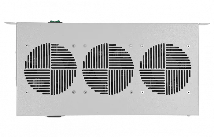 Вентиляторный модуль , 3 вентилятора с термодатчиком 35С ВМ-3-19"-Ш со шнуром ССД