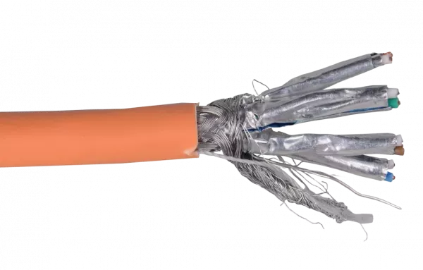 LC1-C6A04-622 Кабель связи витая пара S/FTP, кат.6A 4х2х23AWG solid, LSZH, 305м, зеленый