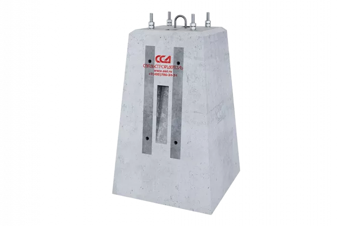 Фундамент для светофоров с наклонной лестницей и двумя трансф. ящиками ФС 110х70 15378-00-00