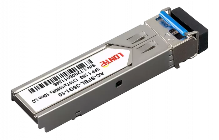 SFP WDM 1.25G Tx1310/Rx1550 10km LC DDM