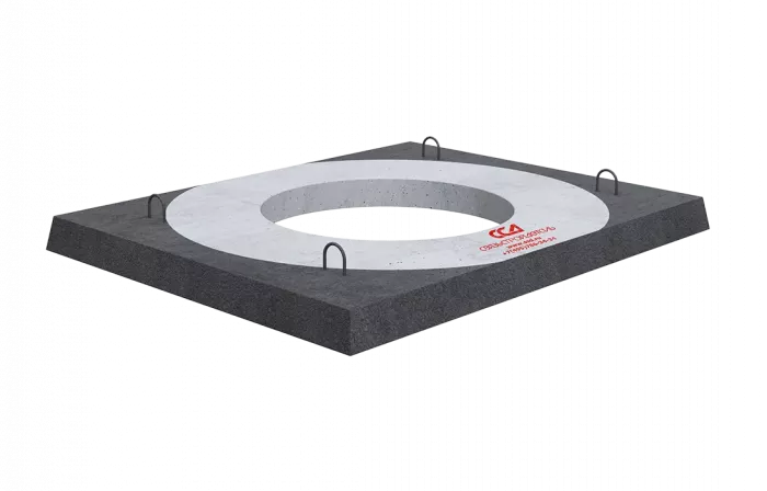 Колодец ККСр-1М-10(80) ГЕК (B25) в гидроизоляции