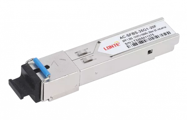 Модуль SFP WDM 1.25G Tx1310/Rx1550 20km SC DDM Industrial