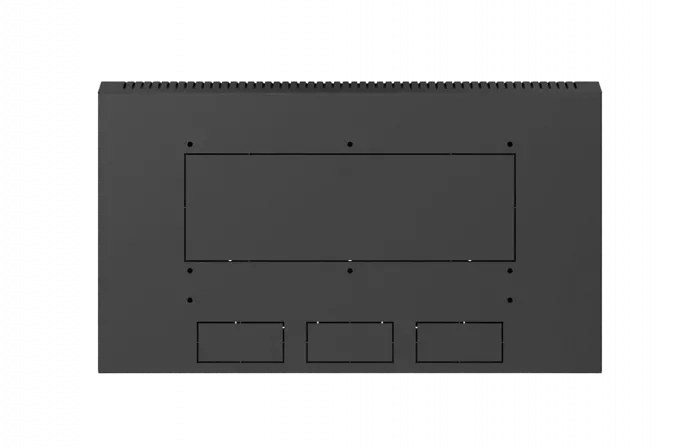 Шкаф телекоммуникационный настенный разборный черный 19”,6U(600x650), ШТ-НСр-6U-600-650-М-Ч дверь металл ССД