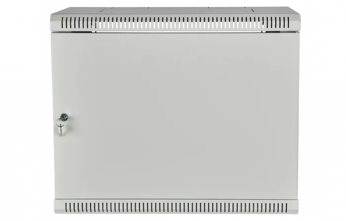 Шкаф телекоммуникационный настенный разборный 19”,9U(600x650), ШТ-НСр-9U-600-650-М дверь металл ССД